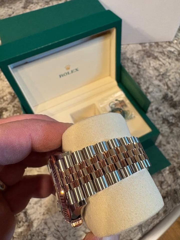 Rolex | Datejust | 126234 | Steel | 36 mm | Rose gold | Brown | Automatic