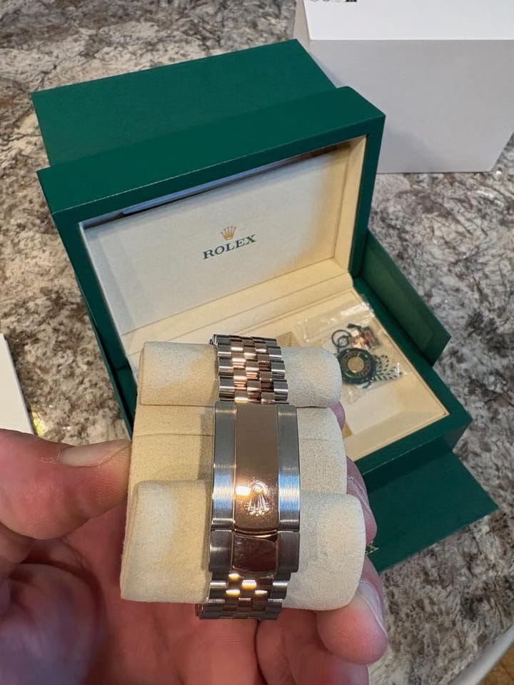 Rolex | Datejust | 126234 | Steel | 36 mm | Rose gold | Brown | Automatic