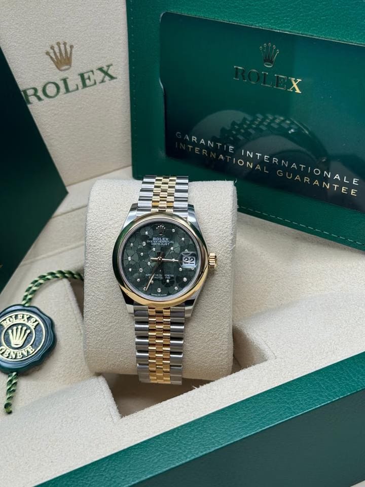 Rolex | Datejust | 278243 | Gold/Steel | 31 mm | Gold/Steel | Green | Automatic