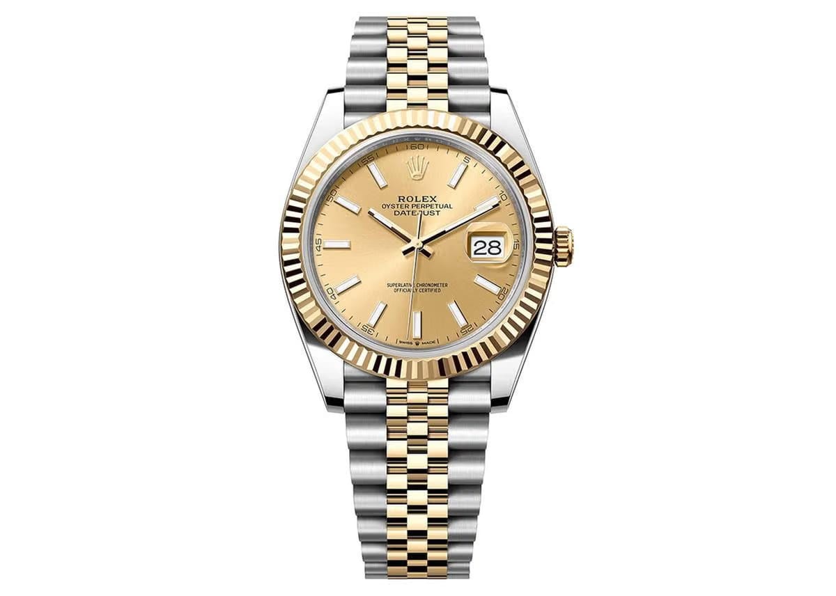 Rolex | Datejust | M126333-0010 | Gold/Steel | 41 mm | Gold/Steel | Champagne | Automatic