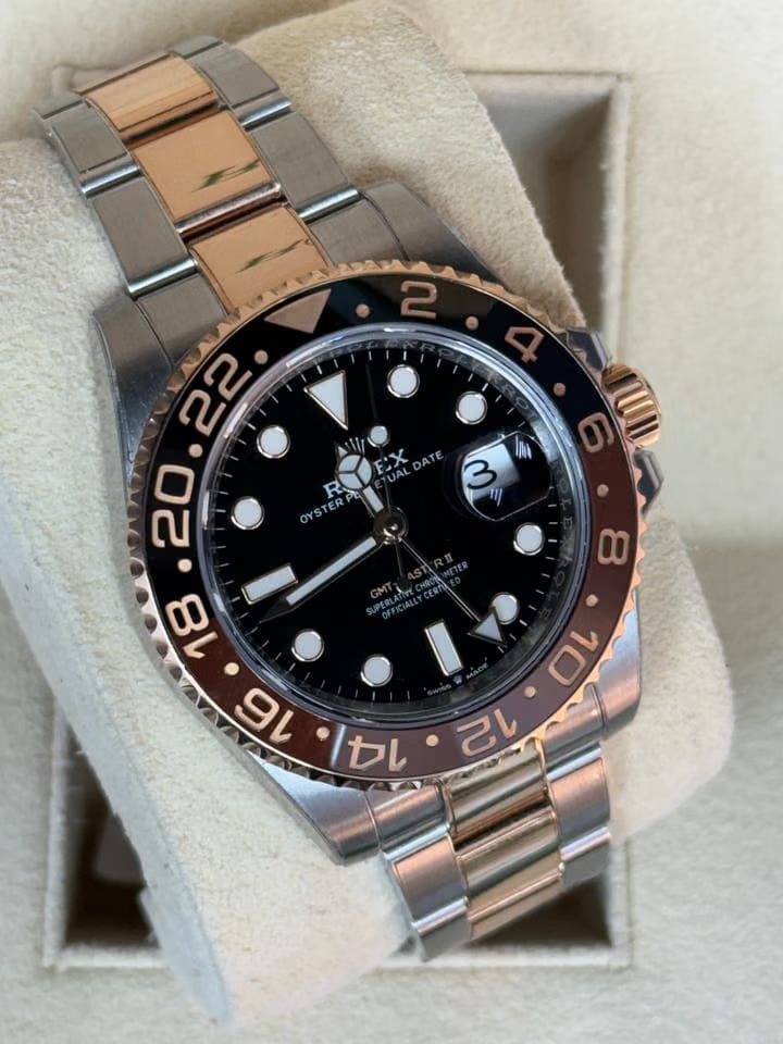 Rolex | GMT-Master II | 126711CHNR | Rose gold | 40 mm | Gold/Steel | Black | Automatic