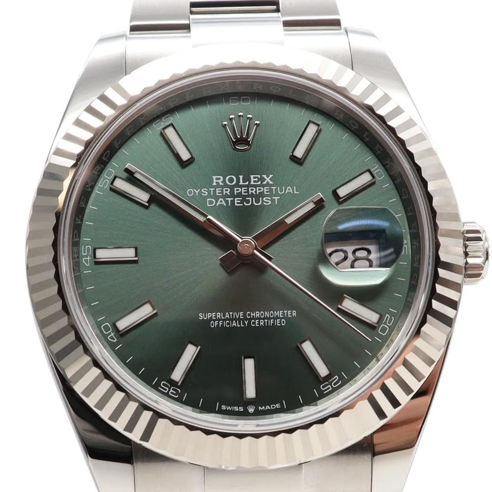 Rolex | Datejust | 126334-0027 | Steel | 41 mm | Steel | Green | Automatic