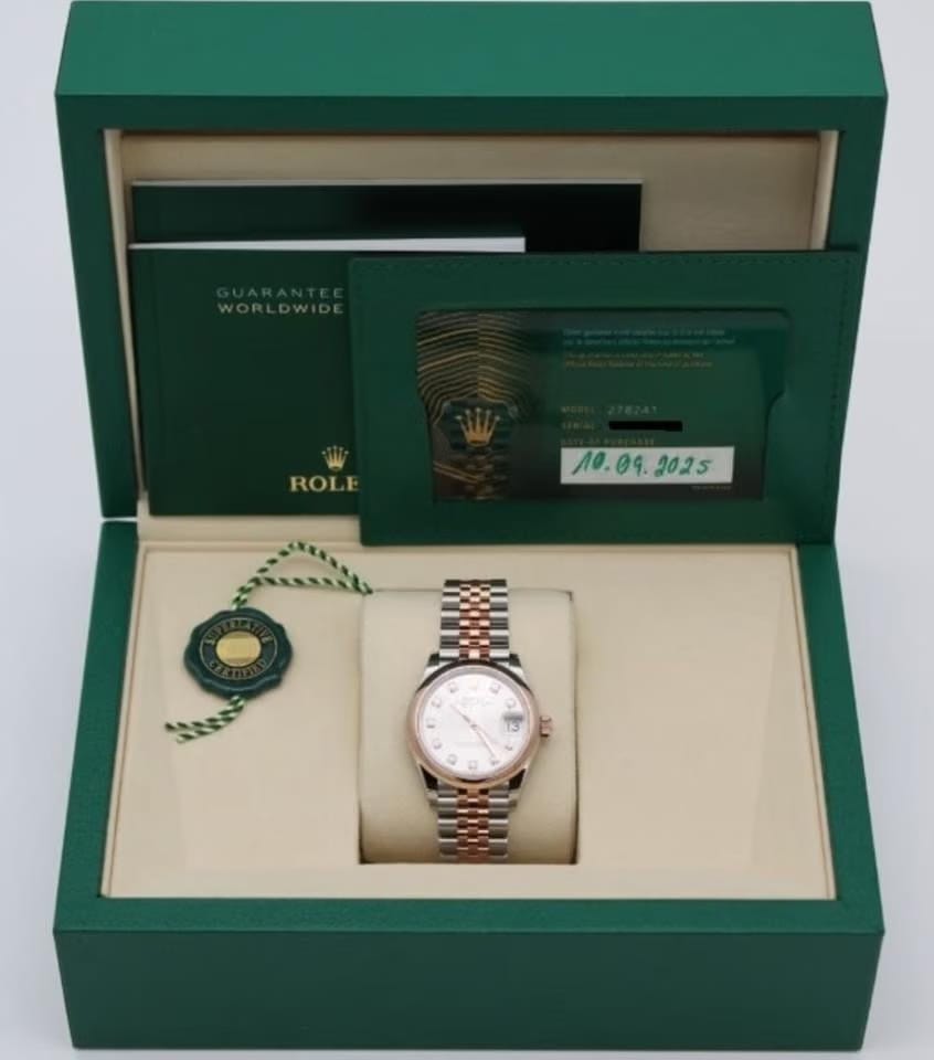 Rolex | Datejust | 278241 | 31 mm | Gold/Steel | Silver | Automatic