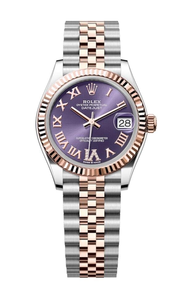 Rolex | Datejust | 278271 | Steel | 31 mm | Rose gold | Purple | Automatic