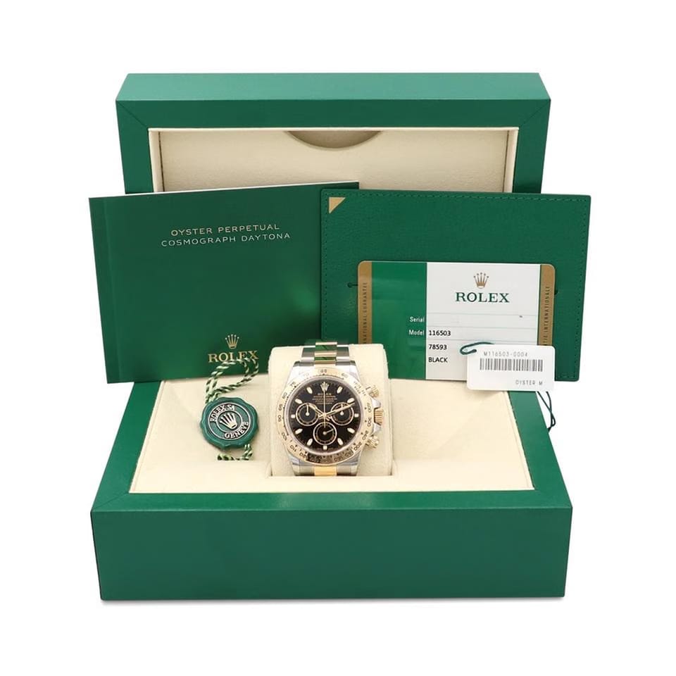 Rolex | Daytona | 116503 | Gold/Steel | 40 mm | Gold/Steel | Black | Automatic