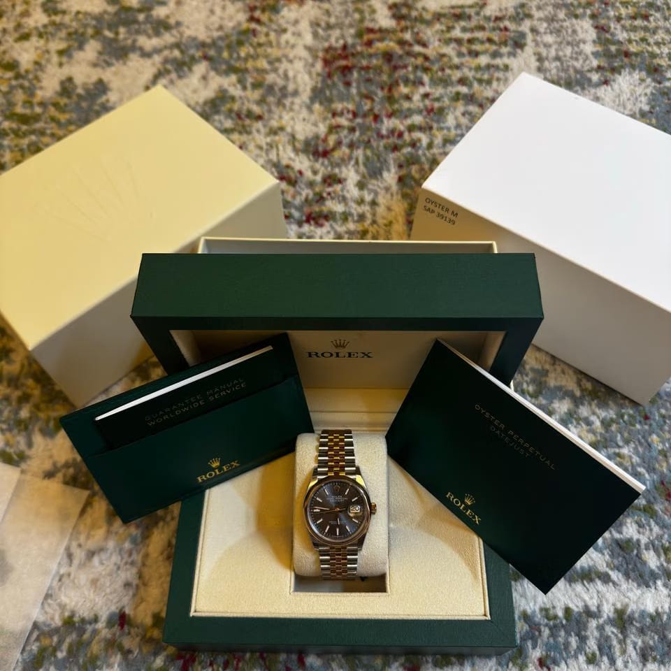 Rolex | Datejust | 126201 | Gold/Steel | 36 mm | Gold/Steel | Grey