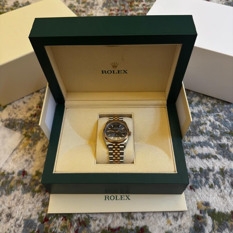 Rolex | Datejust | 126201 | Gold/Steel | 36 mm | Gold/Steel | Grey