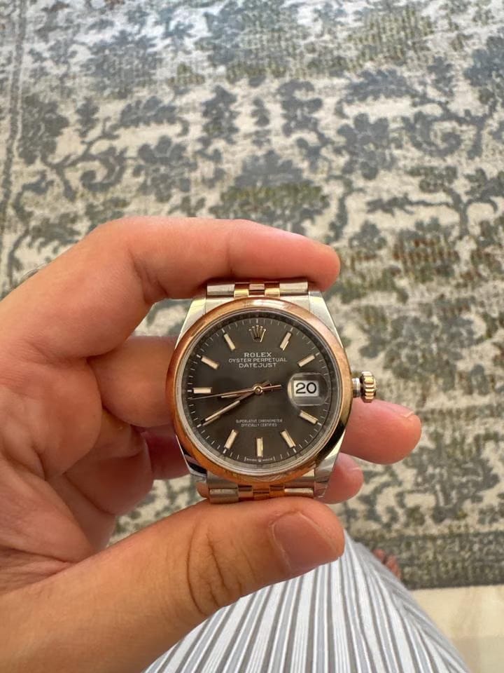 Rolex | Datejust | 126201 | Gold/Steel | 36 mm | Gold/Steel | Grey