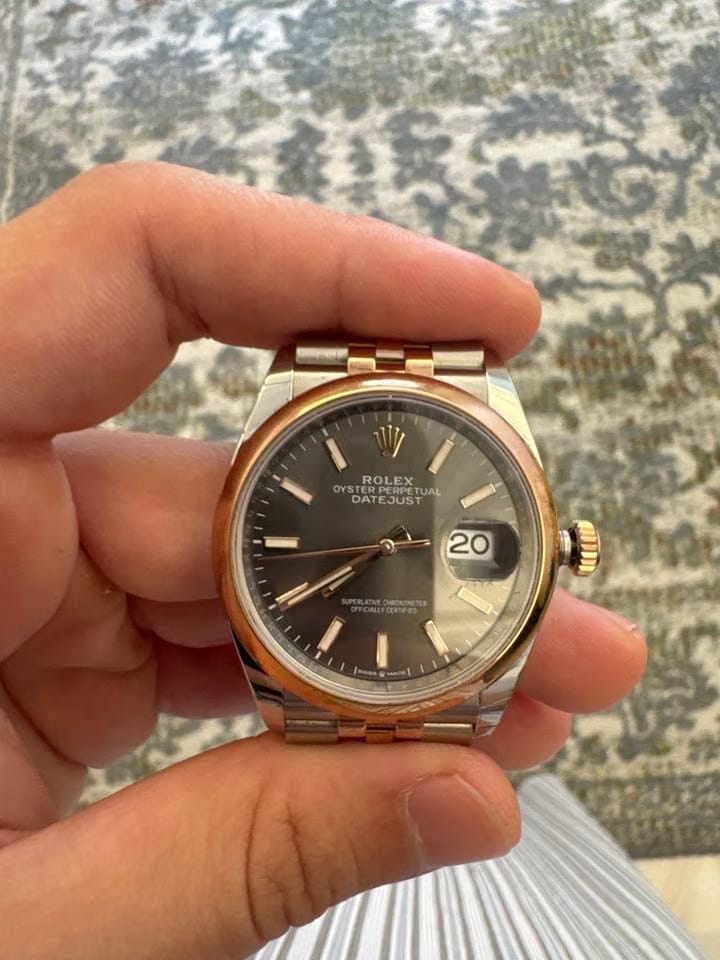 Rolex | Datejust | 126201 | Gold/Steel | 36 mm | Gold/Steel | Grey
