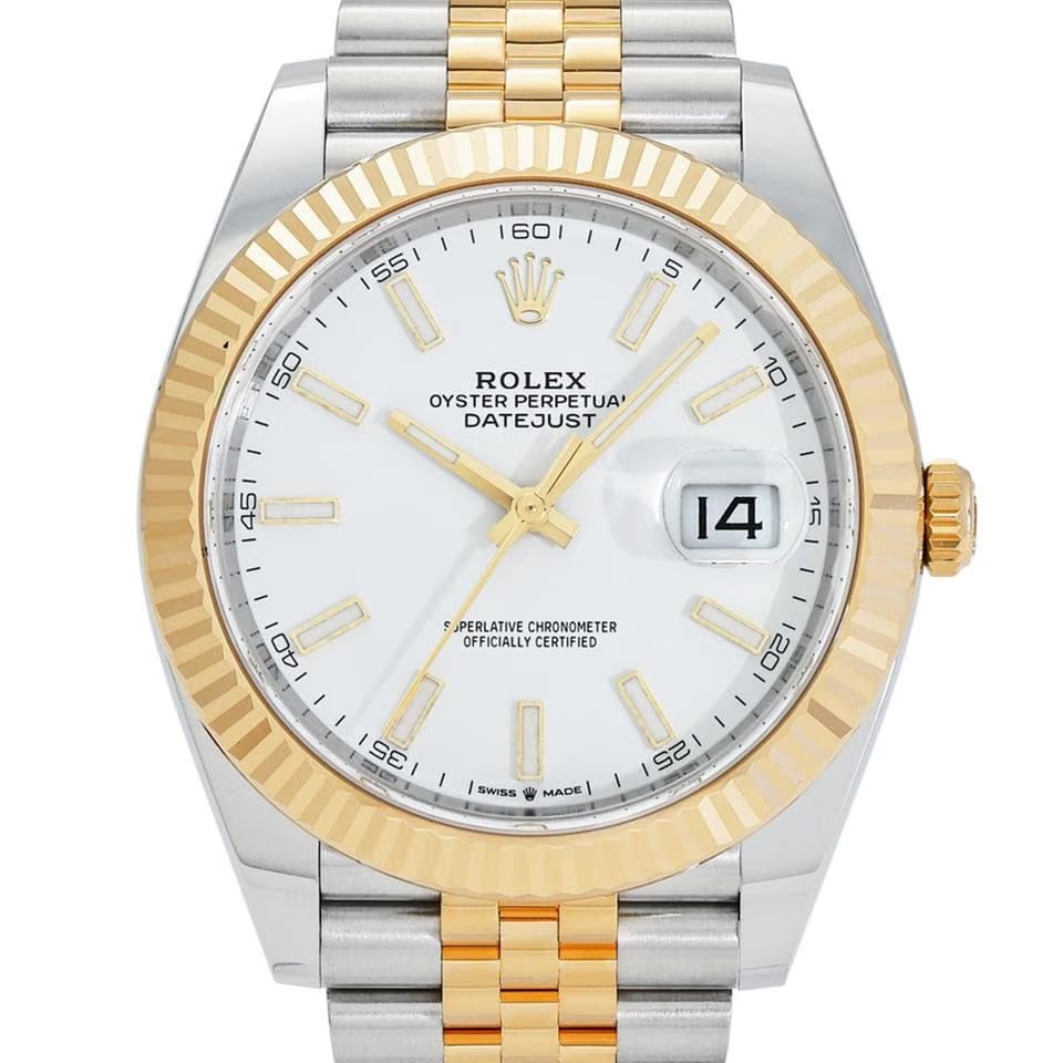 Rolex | Datejust | 126333 | Gold/Steel | 41 Mm | White | Automatic