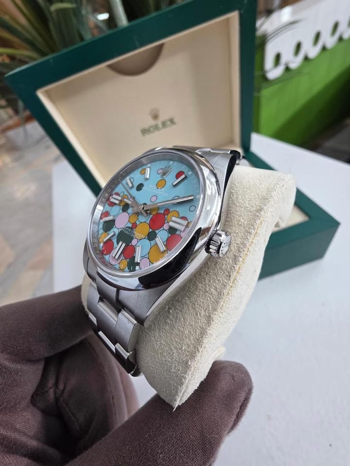Rolex | Oyster Perpetual | 124300 | Steel | 41 mm | Steel | Turquoise | Automatic