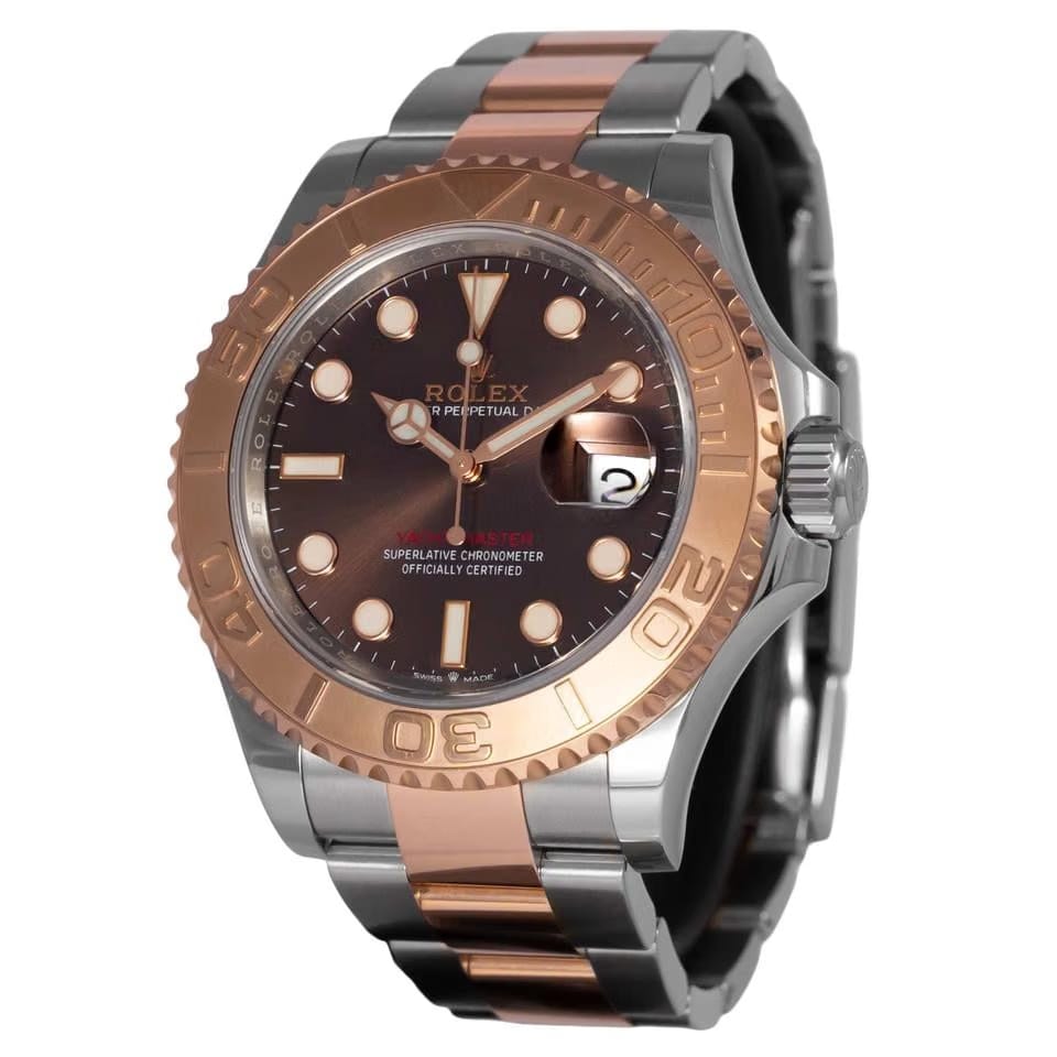 Rolex | Yacht-Master | 126621 | Rose gold | 40 mm | Gold/Steel | Brown | Automatic