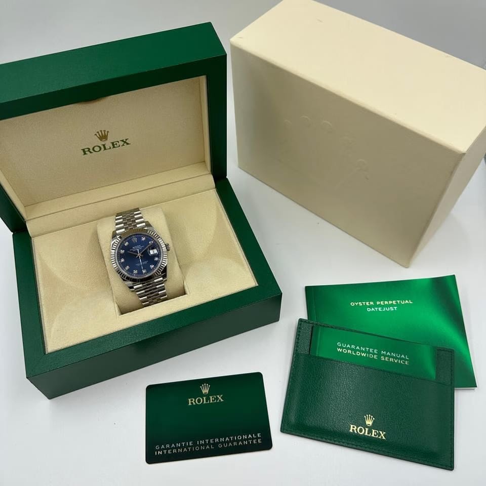 Rolex | Datejust | 126334G | Steel | 41 mm | Steel | Blue | Automatic