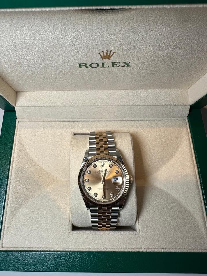 Rolex | Datejust | Two tone champagne dial 126233 2024 | Steel | 36 mm | Gold/Steel | Champagne | Automatic