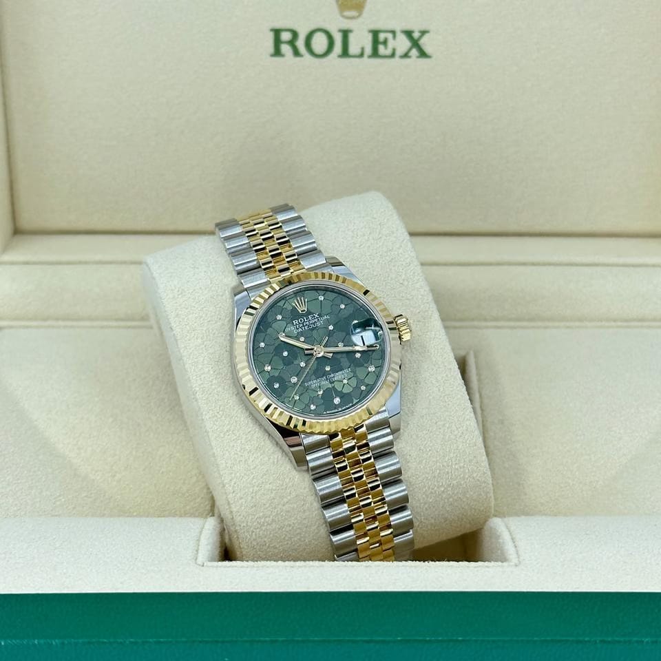 Rolex | Datejust | 278273 | Steel | 31 x 37 mm | Gold/Steel | Green | Automatic
