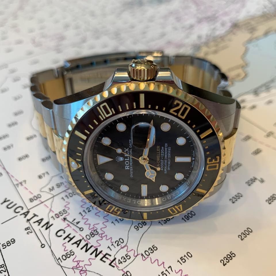 Rolex | Sea-Dweller | 126603 | Steel | 44 x 43 mm | Gold/Steel | Black | Automatic