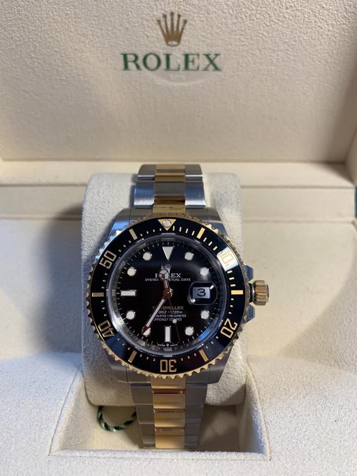 Rolex | Sea-Dweller | 126603 | Steel | 44 x 43 mm | Gold/Steel | Black | Automatic