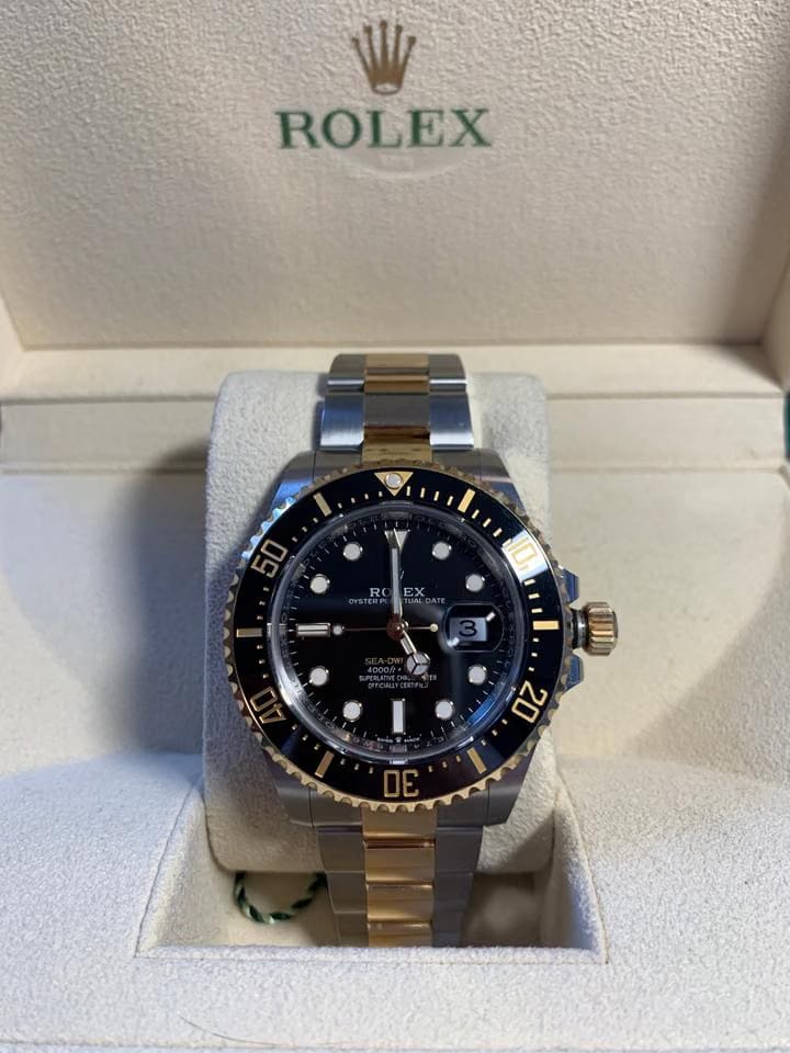 Rolex | Sea-Dweller | 126603 | Steel | 44 x 43 mm | Gold/Steel | Black | Automatic