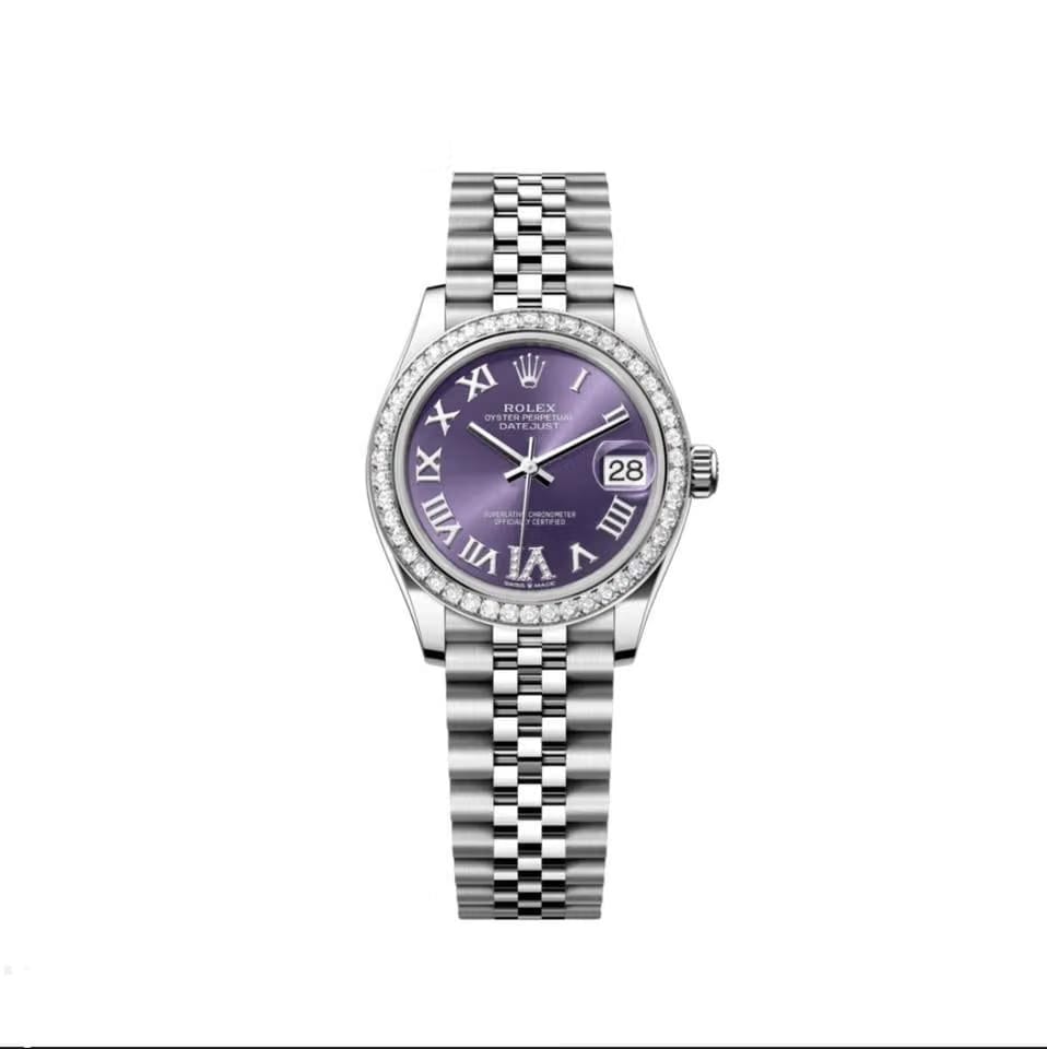 Rolex | Datejust | 278384RBR | Steel | 31 x 37 mm | Steel | Purple | Automatic