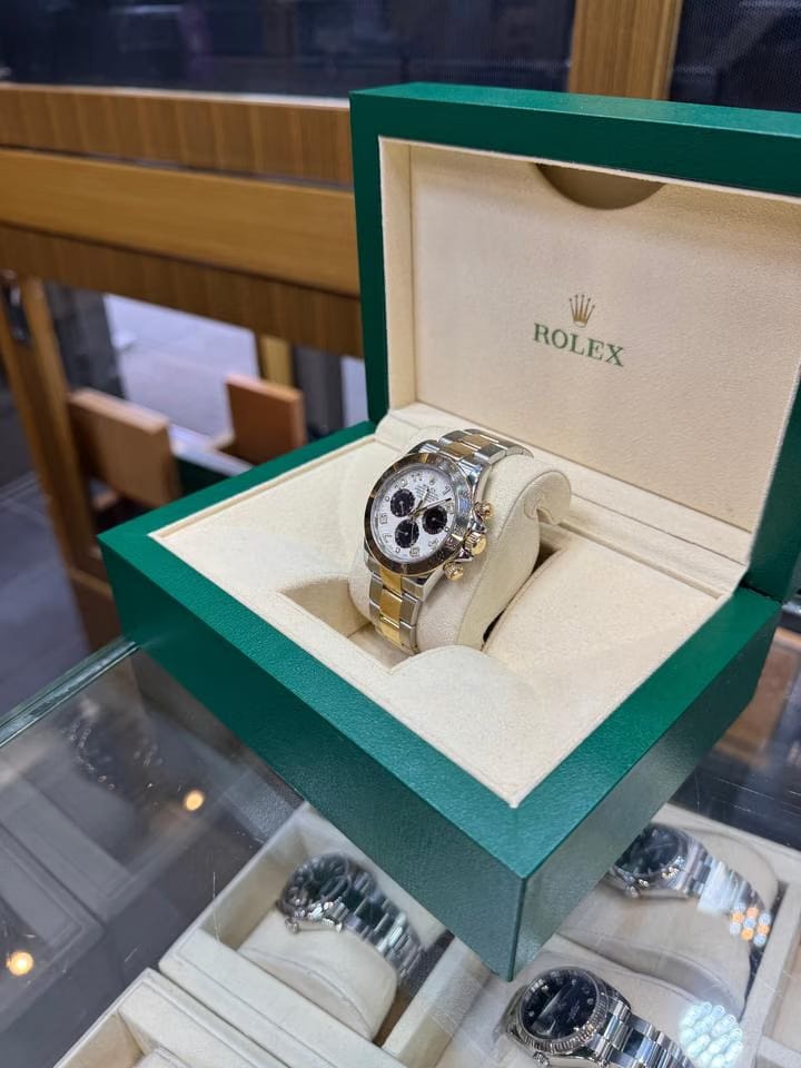 Rolex | Daytona | 116523 | Gold/Steel | 40 mm | Gold/Steel | White | Automatic