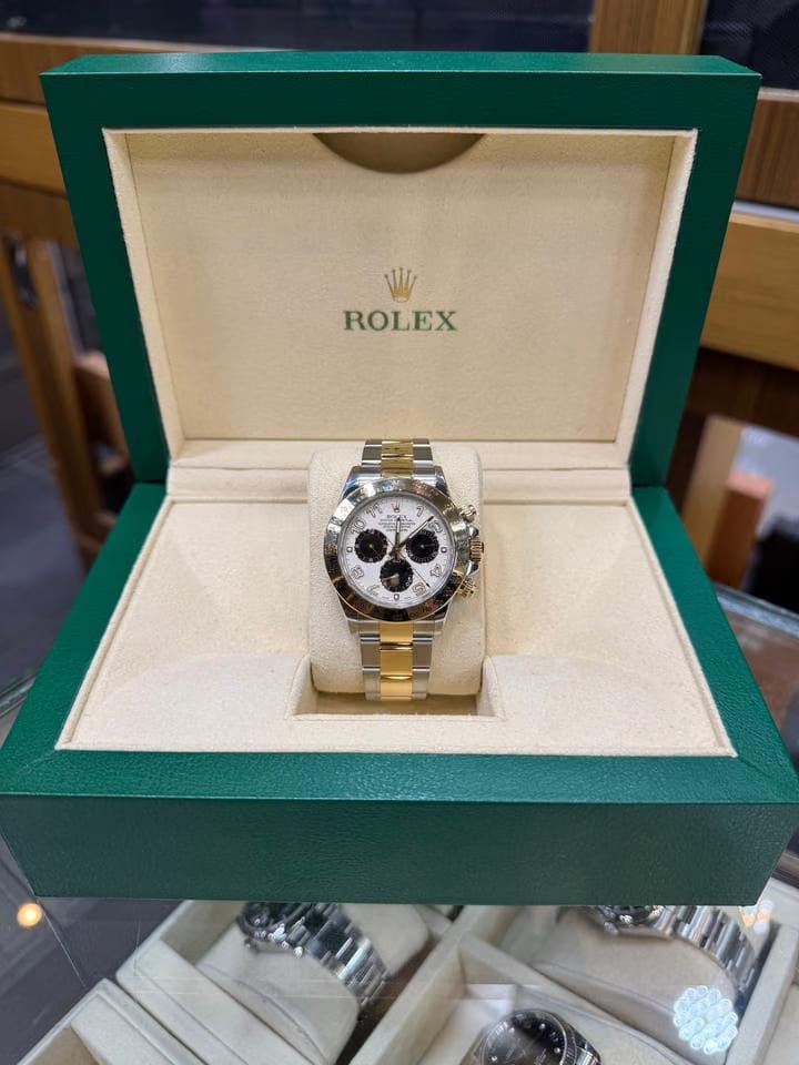 Rolex | Daytona | 116523 | Gold/Steel | 40 mm | Gold/Steel | White | Automatic