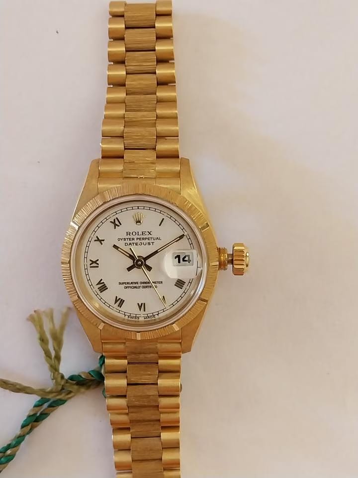 Rolex | Datejust | 69278 | Yellow gold | 26 mm | Yellow gold | White | Automatic