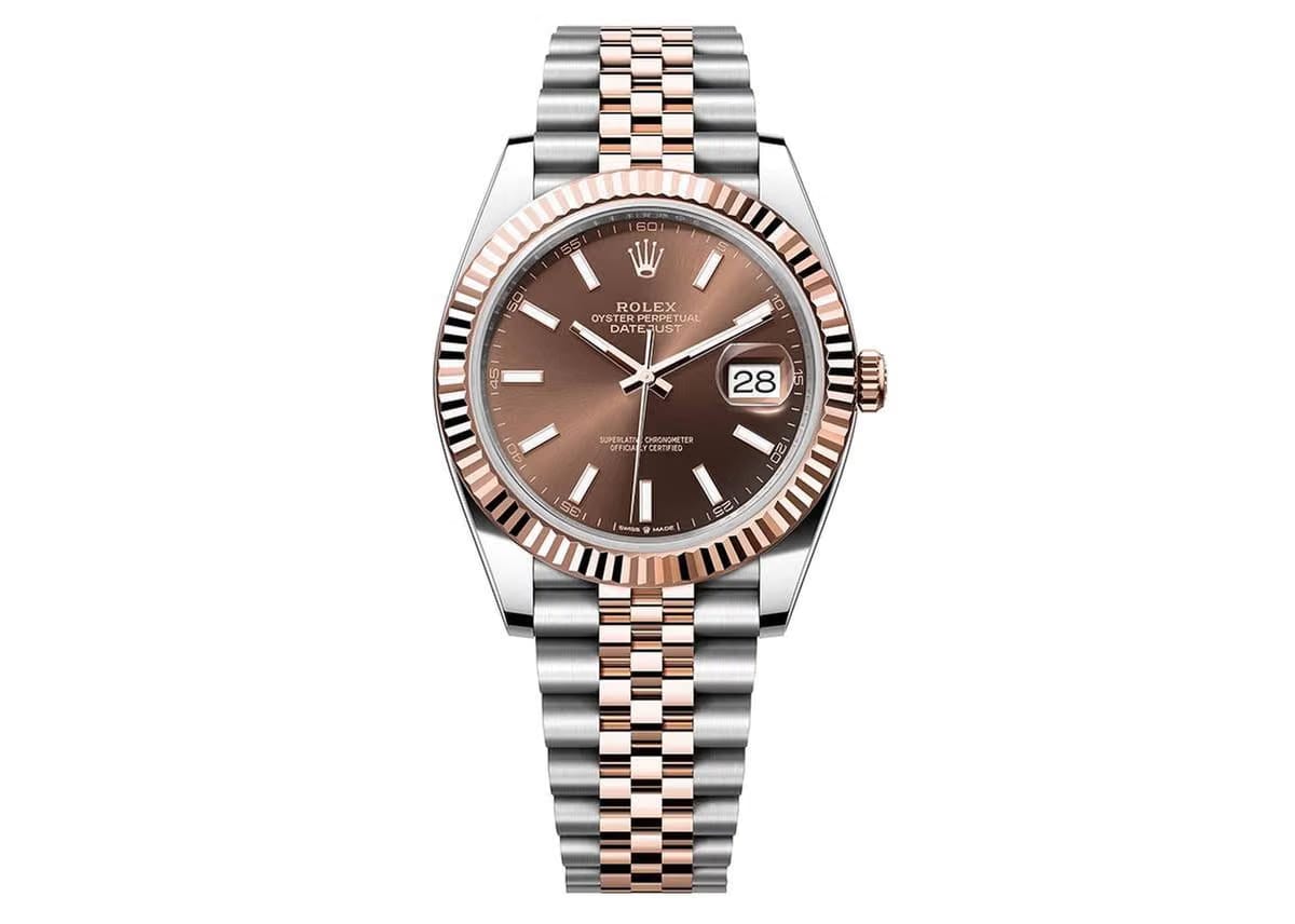 Rolex | Datejust | M126331-0002 | Gold/Steel | 41 mm | Gold/Steel | Brown | Automatic