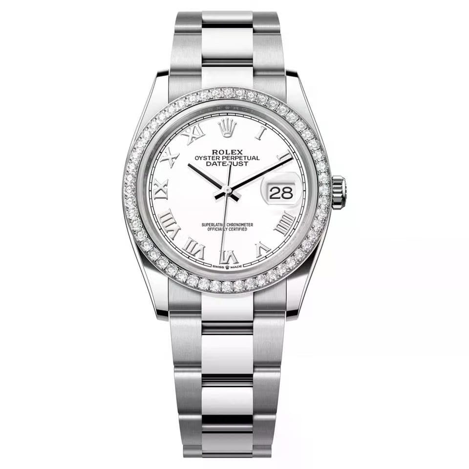 Rolex | Datejust | 126284RBR-0018 | 36 mm | Steel | White | Automatic