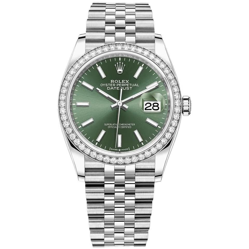 Rolex | Datejust | 126284RBR-0043 | 36 mm | Green | Automatic