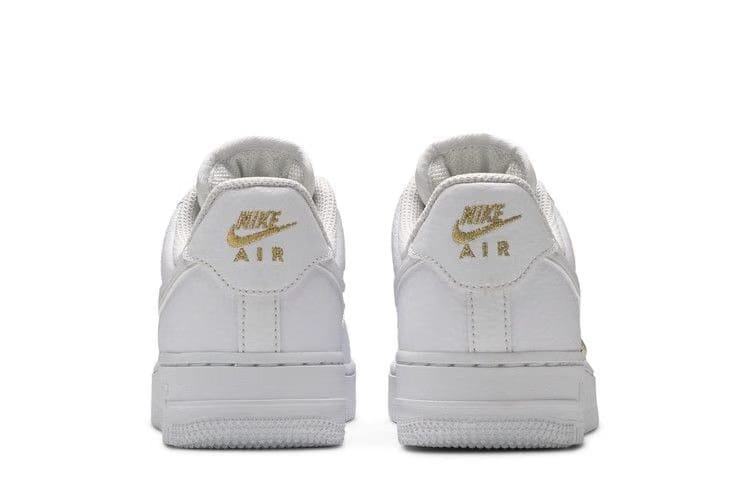 Wmns Air Force 1 '07 Essential 'White Metallic Gold'