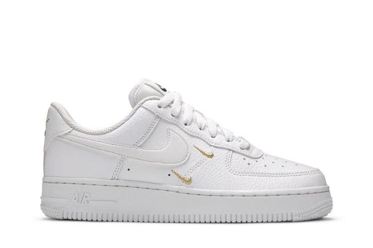 Wmns Air Force 1 '07 Essential 'White Metallic Gold'