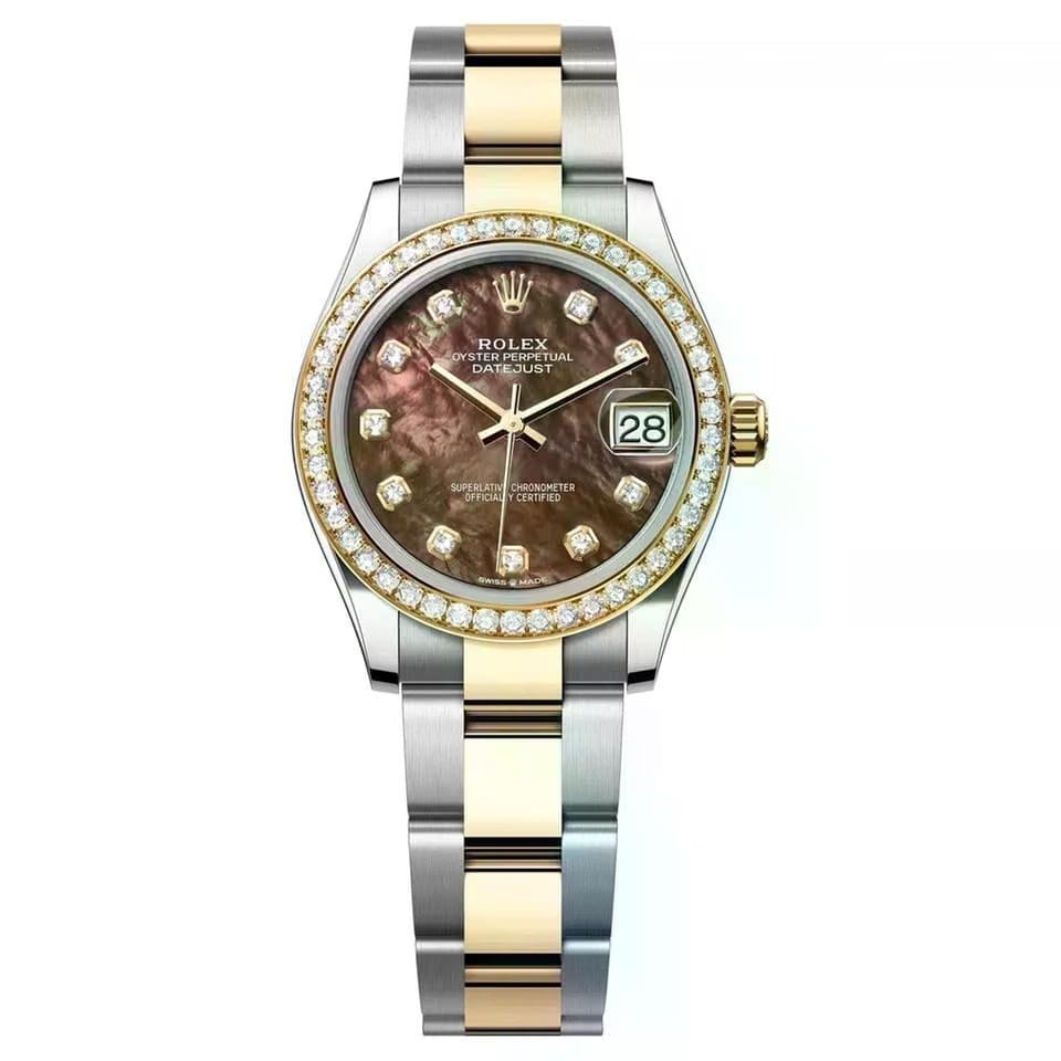 Rolex | Datejust | 278383RBR-0023 | 31 mm | Gold/Steel | Mother of pearl