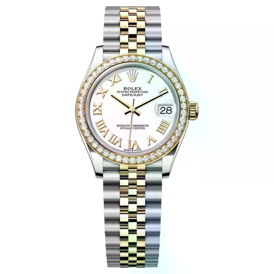 Rolex | Datejust | 278383RBR-0002 | 31 mm | Gold/Steel | White | Automatic
