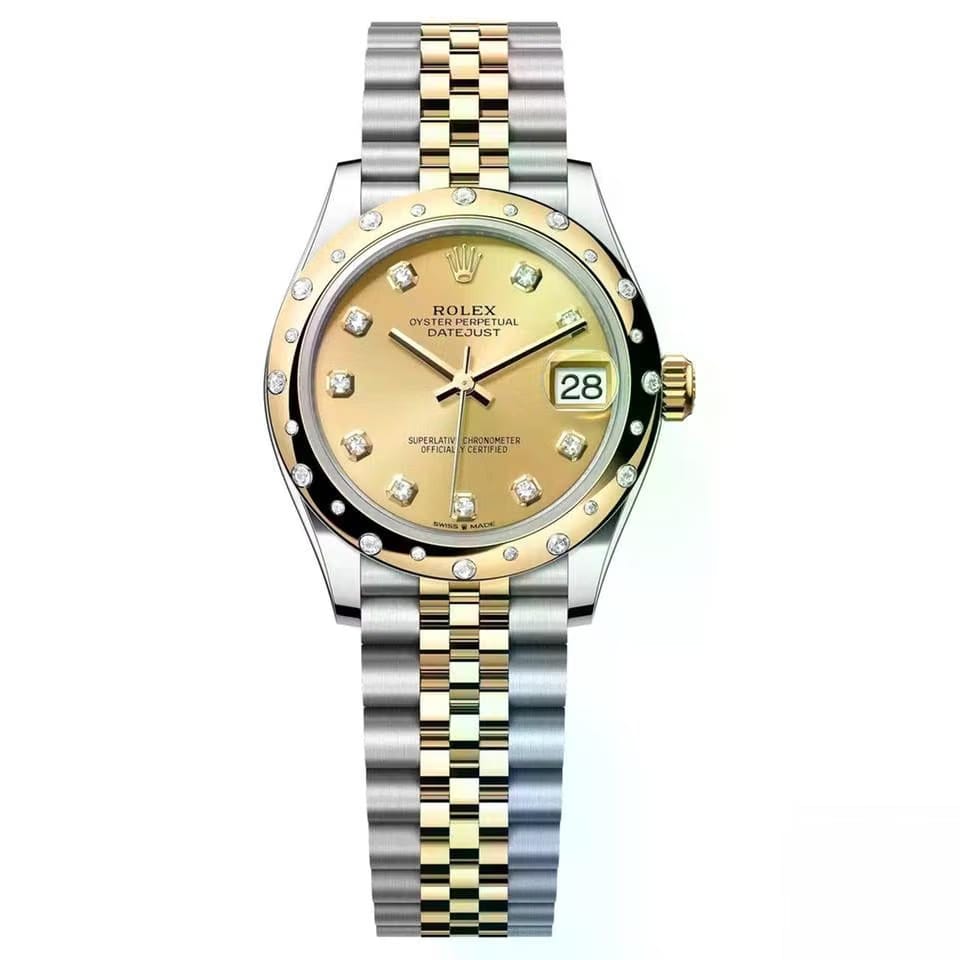 Rolex | Datejust | 278343RBR-0026 | 31 mm | Gold/Steel | Champagne | Automatic