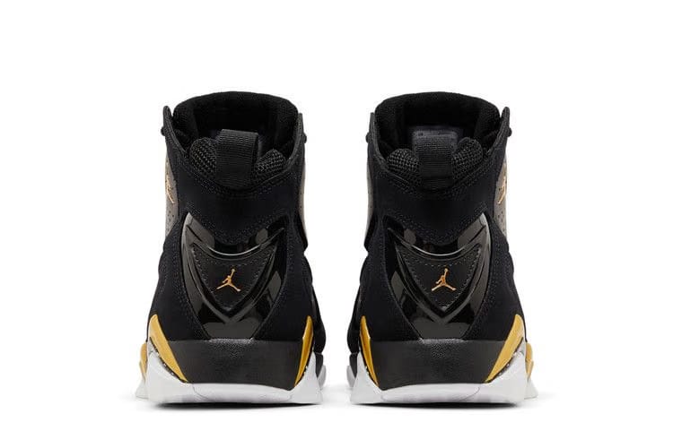 Jordan True Flight Black Metallic Gold Speckled