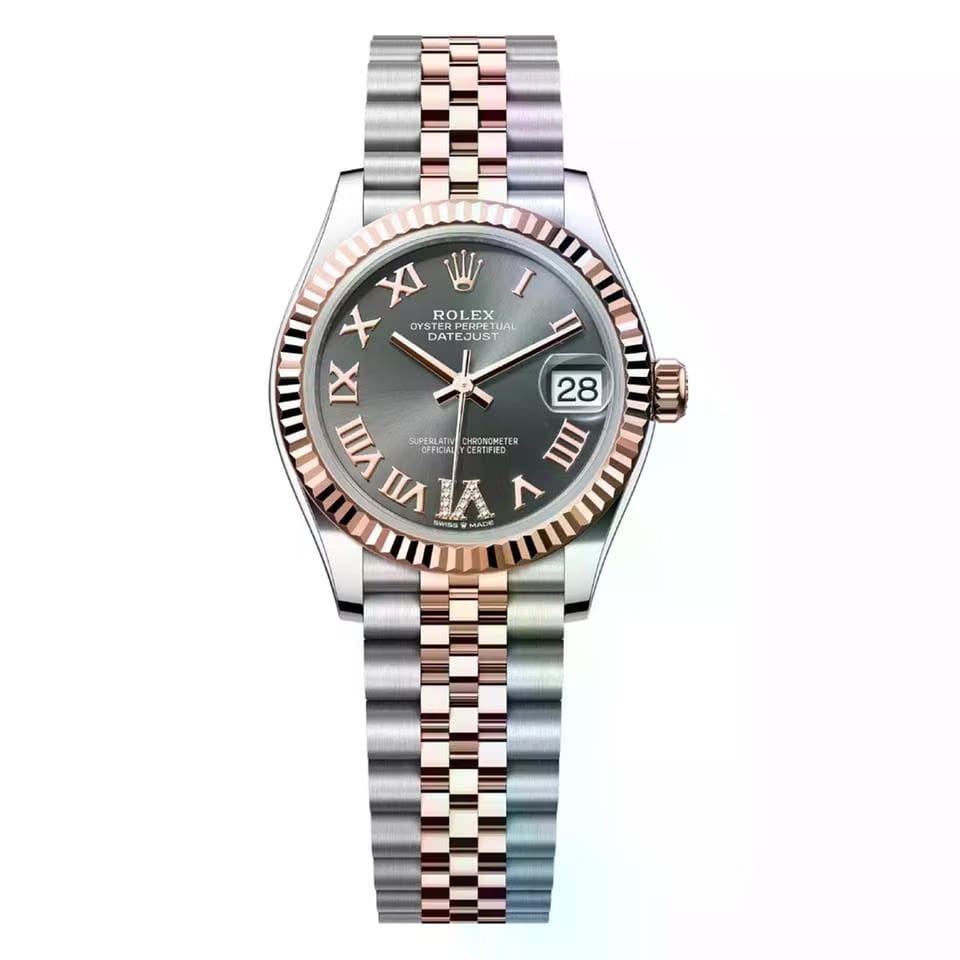 Rolex | Datejust | 278271-0030 | 31 mm | Gold/Steel | Grey | Automatic