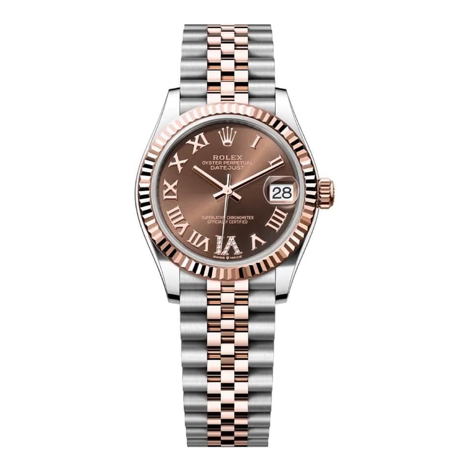 Rolex | Datejust | 278271-0004 | 31 mm | Gold/Steel | Brown | Automatic