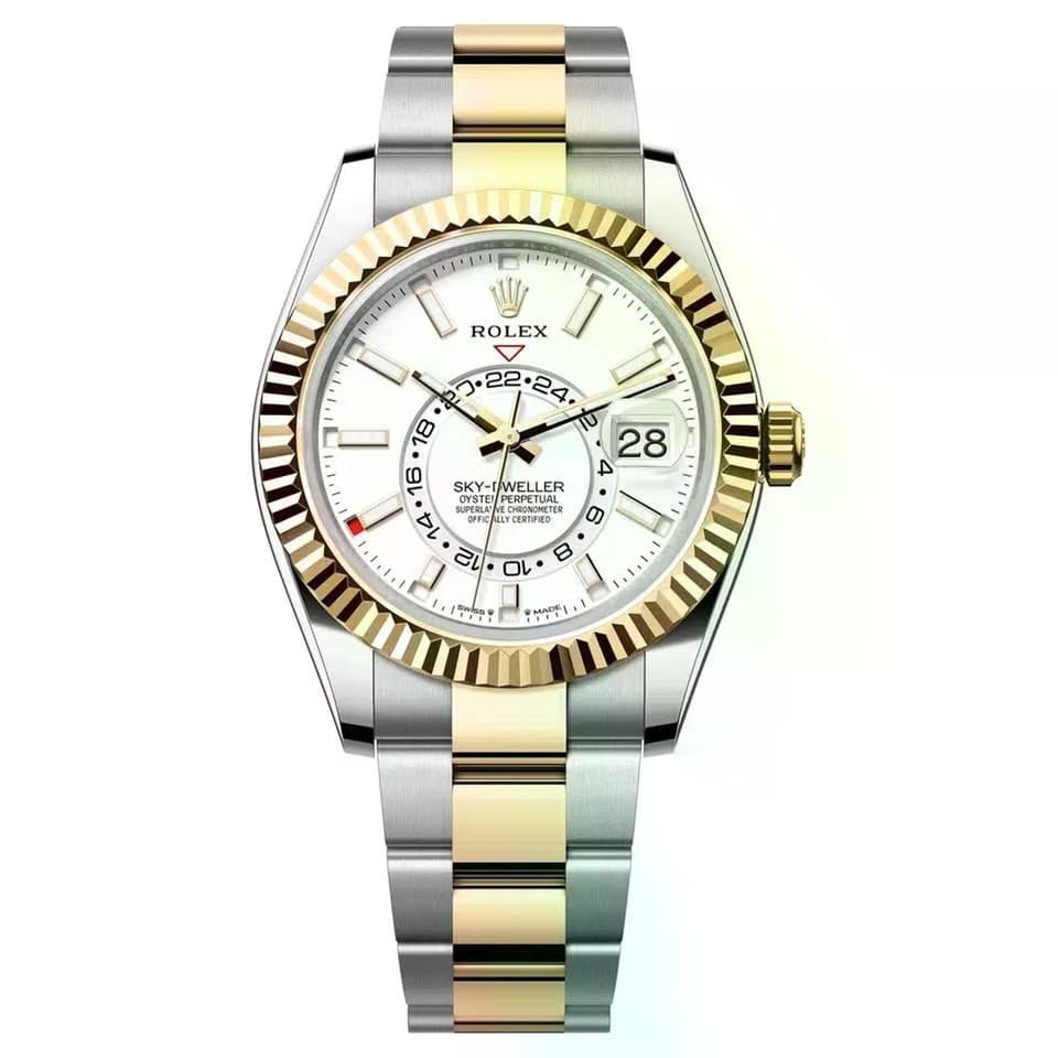 Rolex | Sky-Dweller | 336933-0005 | 42 mm | Gold/Steel | White
