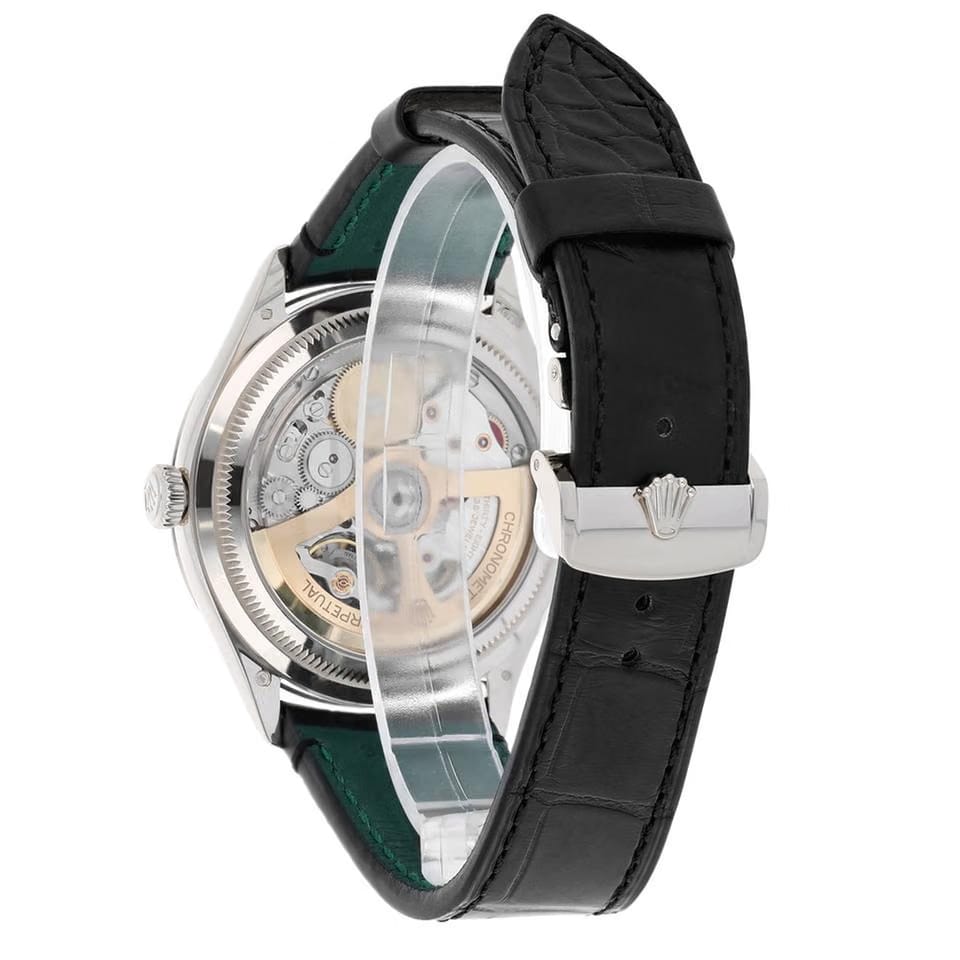 Rolex | 1908 | 52509-0002 | White gold | 39 mm | Black | Automatic
