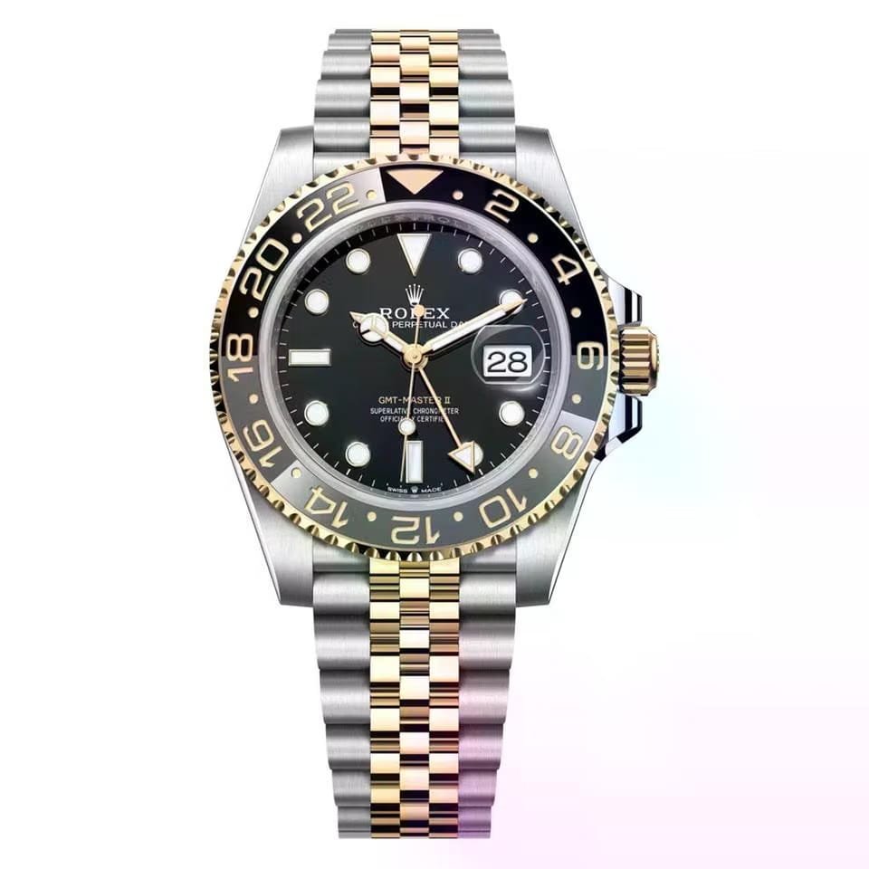 Rolex | GMT-Master II | 126713GRNR-0001 | 40 mm | Gold/Steel | Black | Automatic