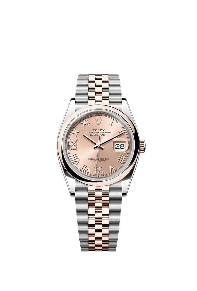 Rolex | Datejust | 126201 | Gold/Steel | 36 x 44 mm | Gold/Steel | Pink | Automatic