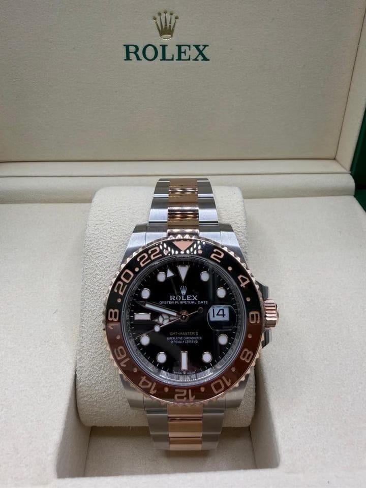 Rolex | GMT-Master II | 126711CHNR | Steel | 40 mm | Gold/Steel | Brown | Automatic
