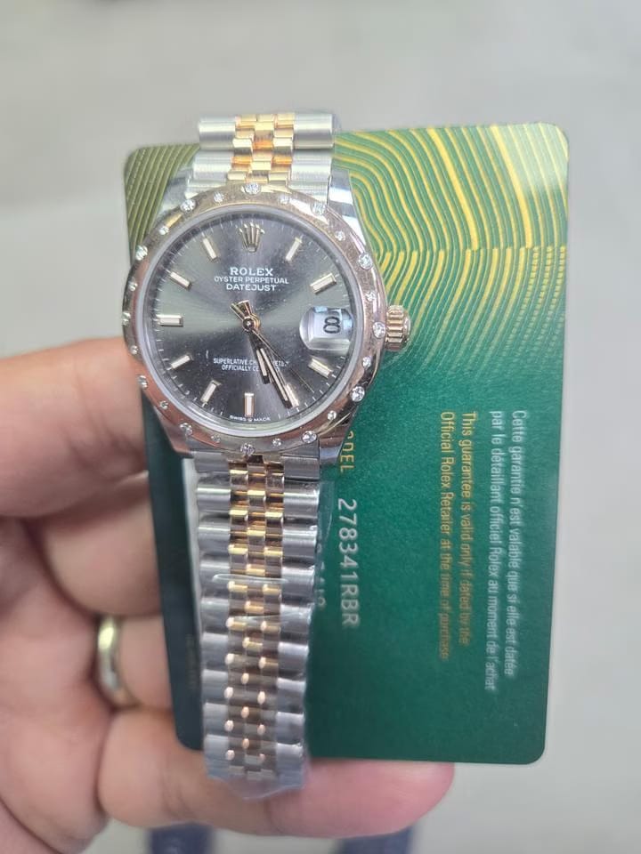 Rolex | Datejust | 278341RBR | Gold/Steel | 31 mm | Gold/Steel | Grey | Automatic