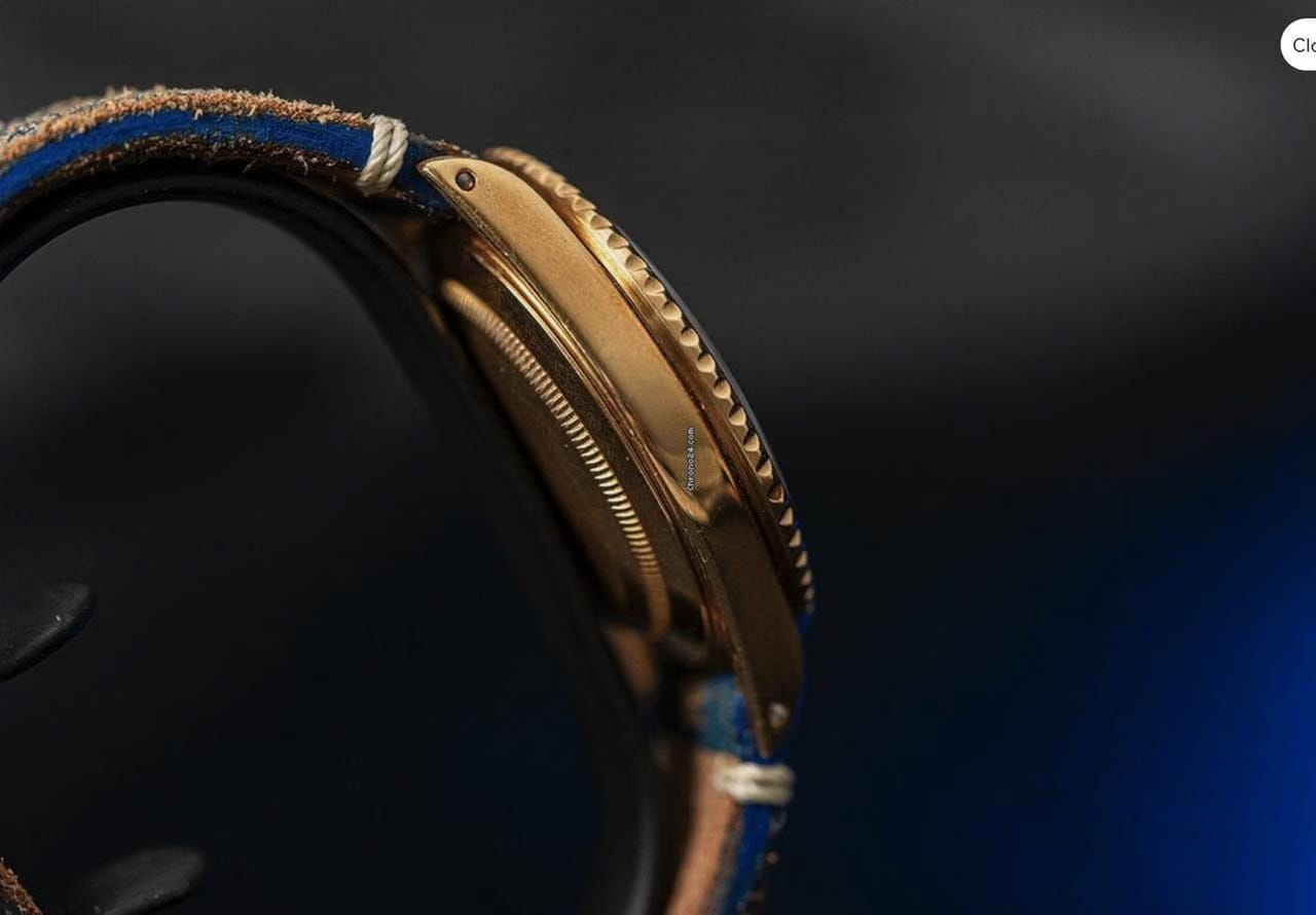 Rolex | Submariner | 16618 | Yellow gold | 40 mm | Yellow gold | Blue | Automatic