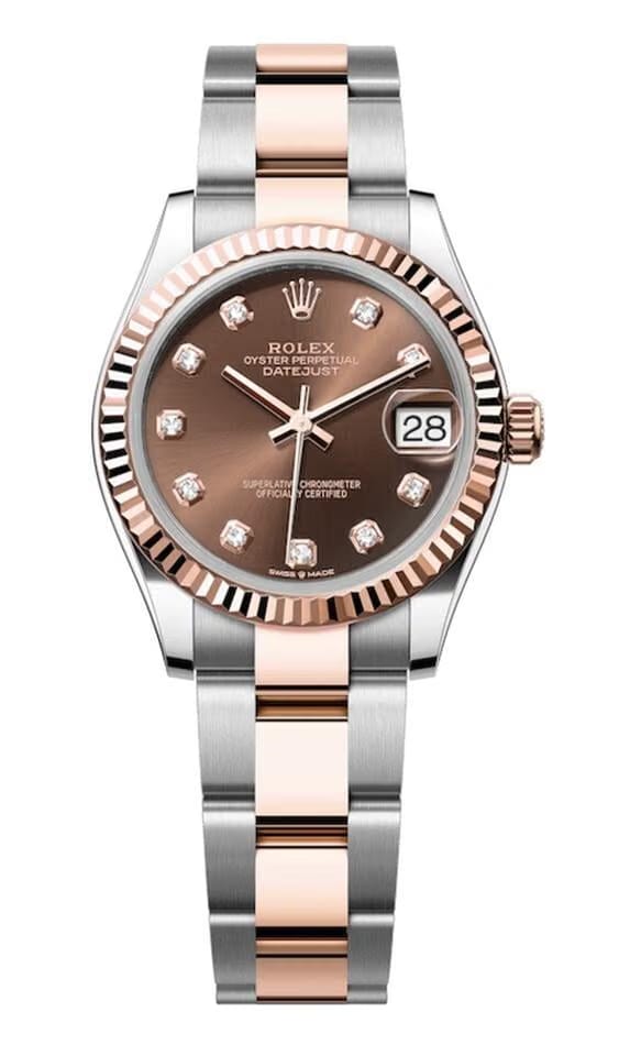 Rolex | Datejust | 278271 | Steel | 31 Mm | Rose Gold | Brown | Automatic