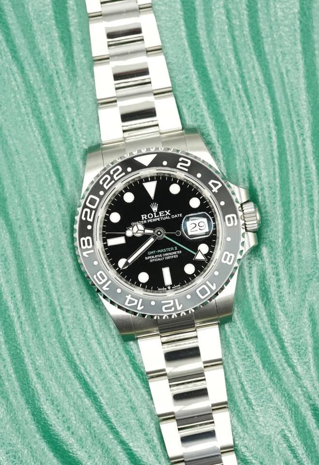 Rolex | GMT-Master II | 126710GRNR | Steel | Steel | Black | Automatic