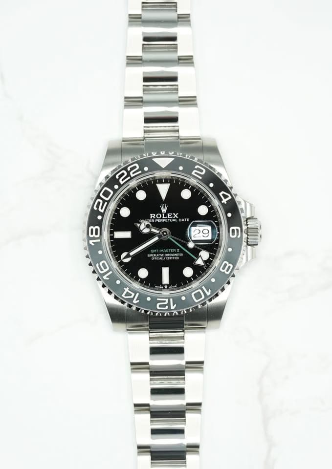 Rolex | GMT-Master II | 126710GRNR | Steel | Steel | Black | Automatic
