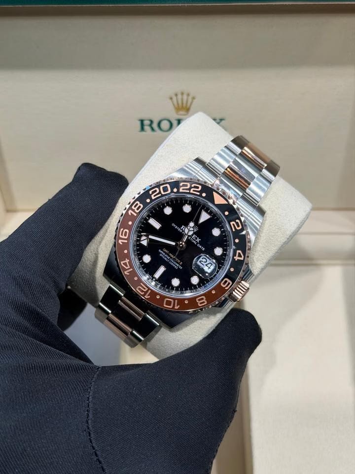 Rolex | GMT-Master II | 126711CHNR | Gold/Steel | 40 mm | Gold/Steel | Brown | Automatic