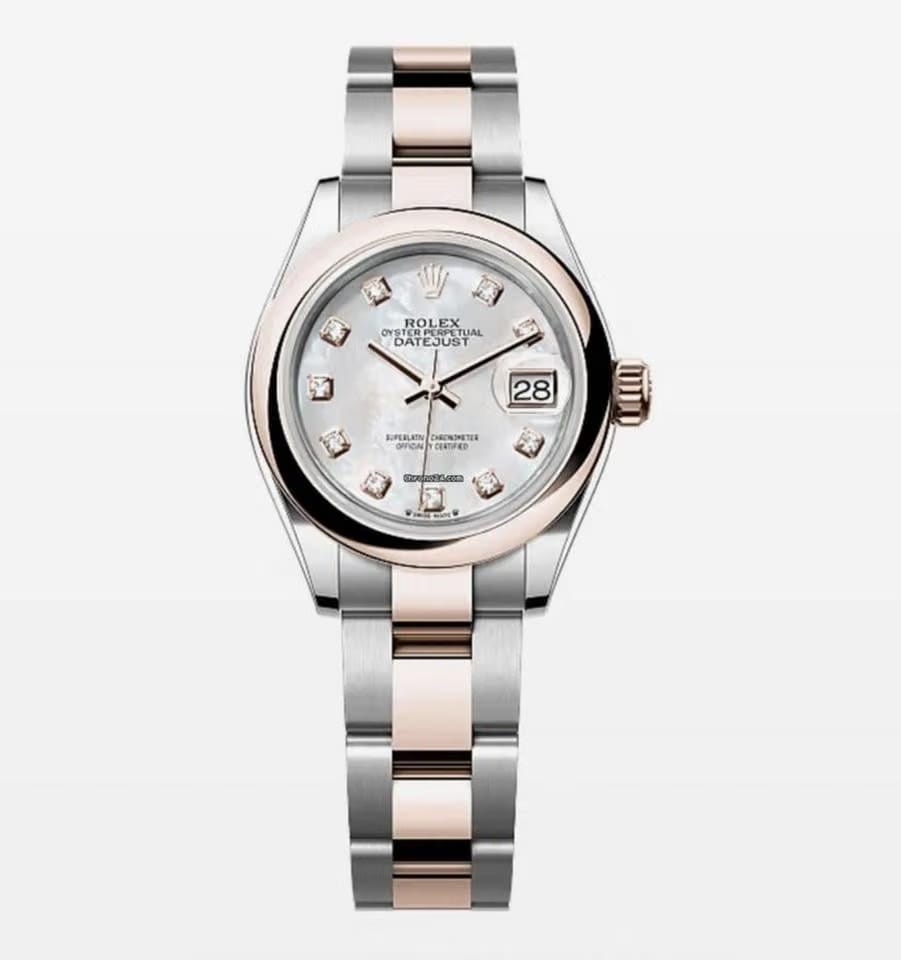 Rolex | Datejust | 279161 | Gold/Steel | 28 mm | Gold/Steel | Mother of pearl | Automatic
