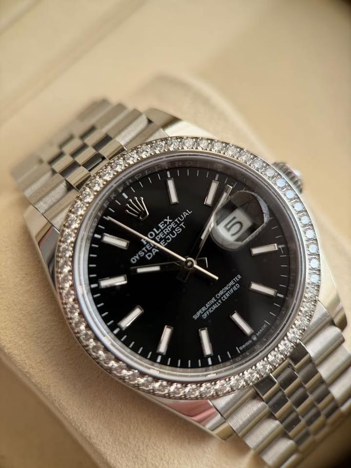 Rolex | Datejust | 126284RBR | Steel | 36 mm | Steel | Black | Automatic
